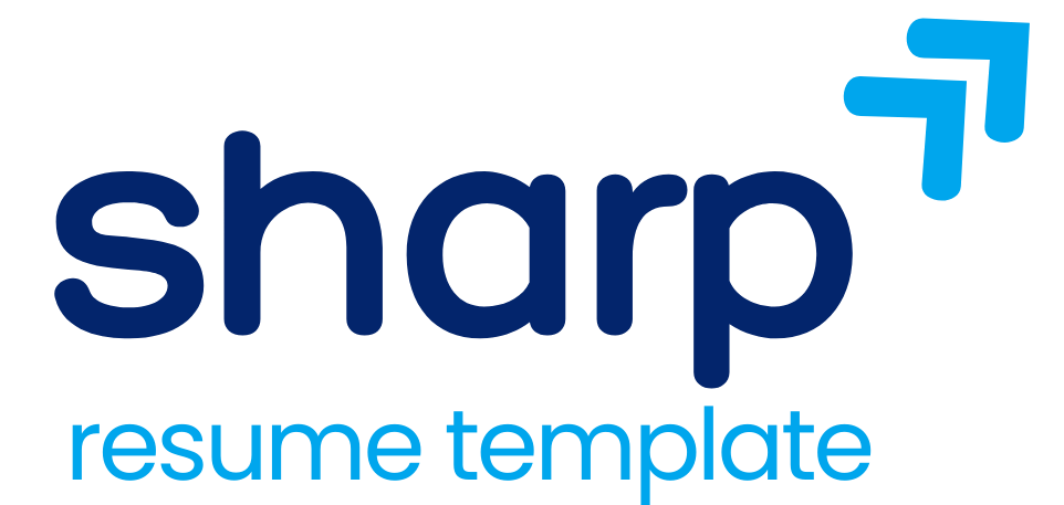 Sharpresumetemplate